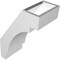 Ekena Millwork 5-in. W x 8-in. D x 12-in. H Merced Architectural Grade PVC Knee Brace BRCP05X08X12MRC - alternate 4